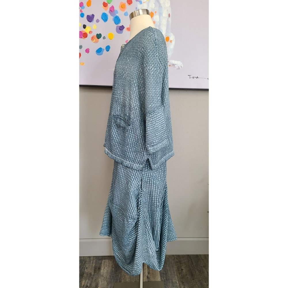Grizas Blue Skirt Set - Picture 5 of 15